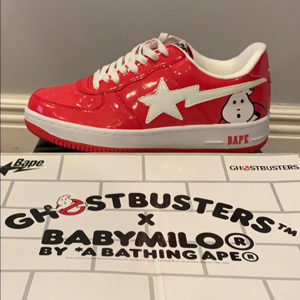 Limited BAPE Red Ghostbusters brand new in box